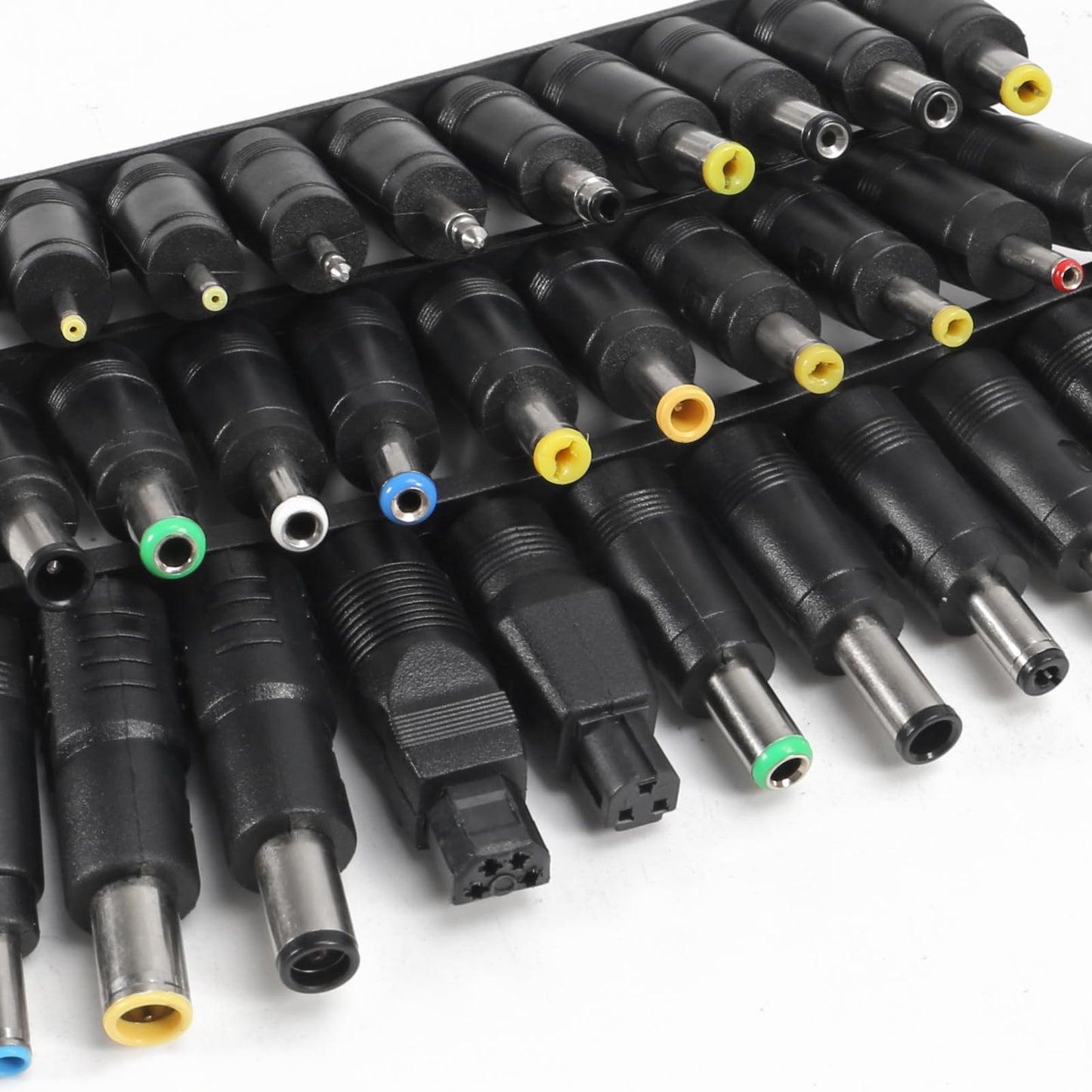 34pcs Universal Laptop Notebook Input DC Plug Set Jack Tips with DC 5V to 12V Step-up Cord WiFi to Powerbank Cable Connector USB Cable Boost Converter