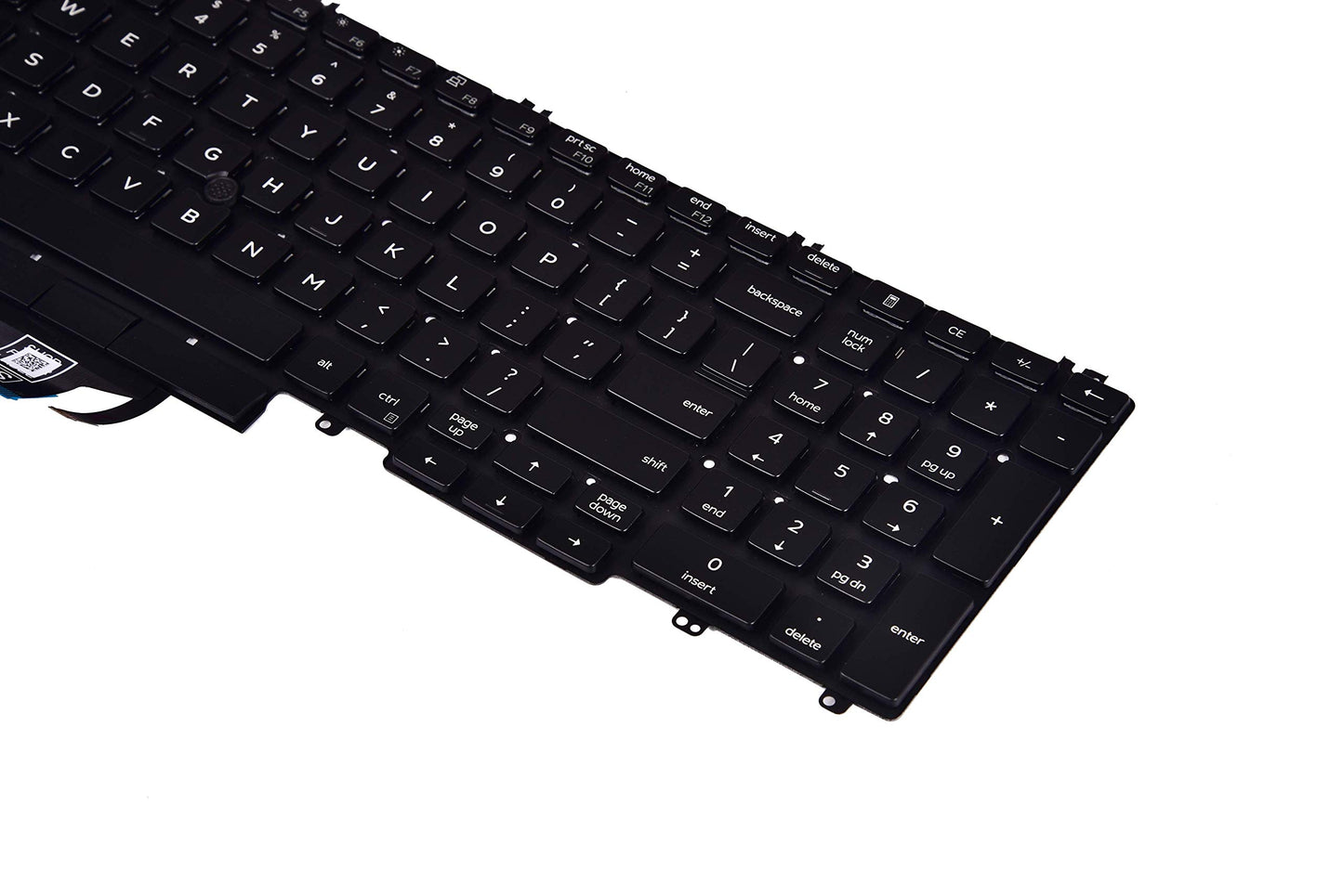 Replacement Keyboard for Dell Latitude 5500 5501 5510 5511, Precision 3540 3541 3550 3551 Series Laptop with Backlit with Pointer US Layout P/N: