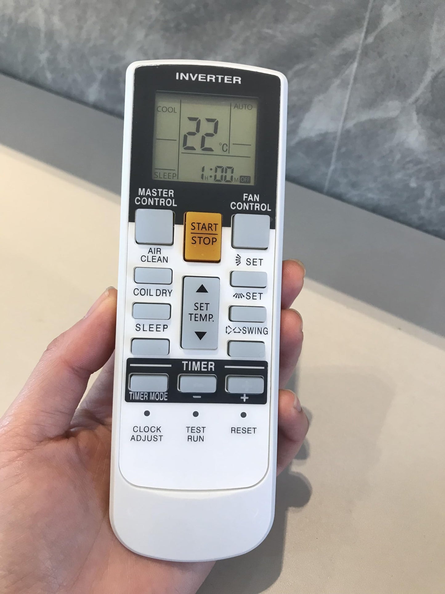 Replacement Remote Control for Fujitsu ASU18RLF ASU18RLXS ASU24RLF ASU24RLXS ASU30RLX ASU9RLF1 ASU12RLF1 AUU12RLF AUU18RLF AUU9RLF ASU30CLX1 ASU30RLXQ