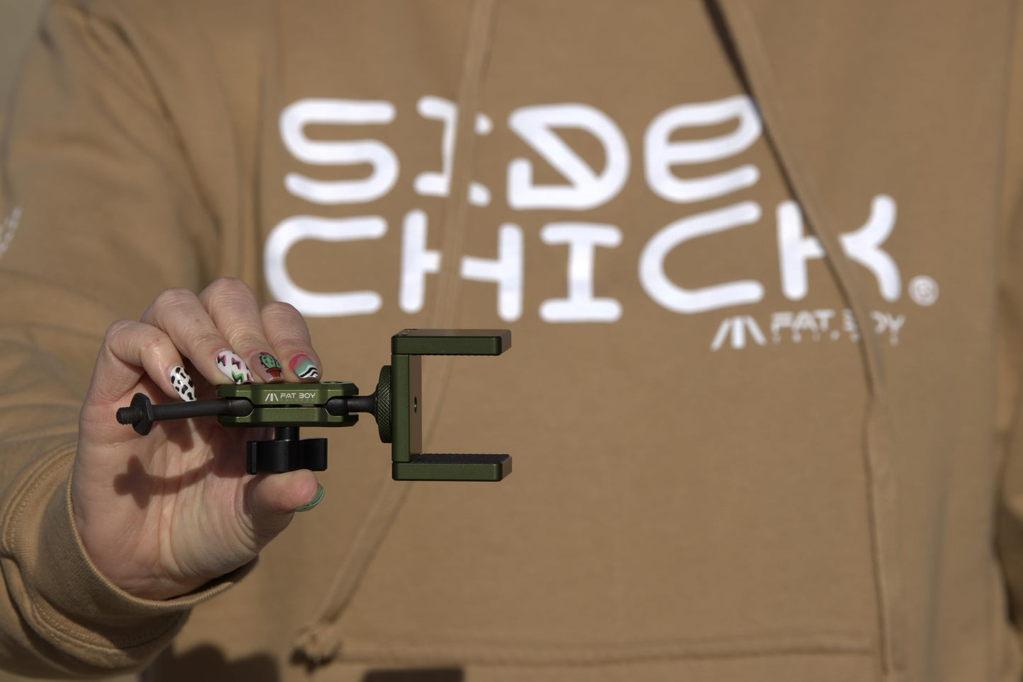 FatBoy Tripods SideChick Attachment - Phone, Predator Call, Camera Holder, Adjustable, 1/4-20 Thread Pitch, Filming, Accessory