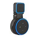 Coby Speaker Wall Mount for Third-Generation Echo Dot Voice Assistant (Smart Speaker Not Included), Cable-Management Wall Mount for AC Power Outlets