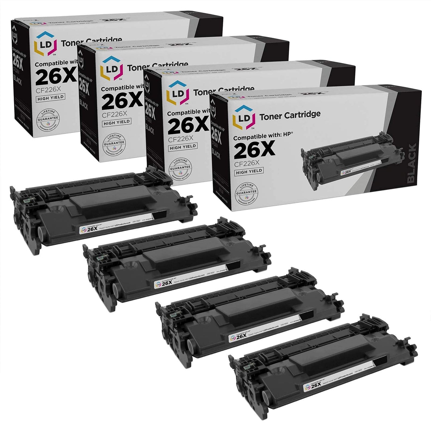 LD Products Compatible Replacement for HP 26X Toner Cartridge CF226X 26A CF226A for Laserjet Pro M402d M402dne M402dw M402n MFP M426fdw MFP M426dw (HY