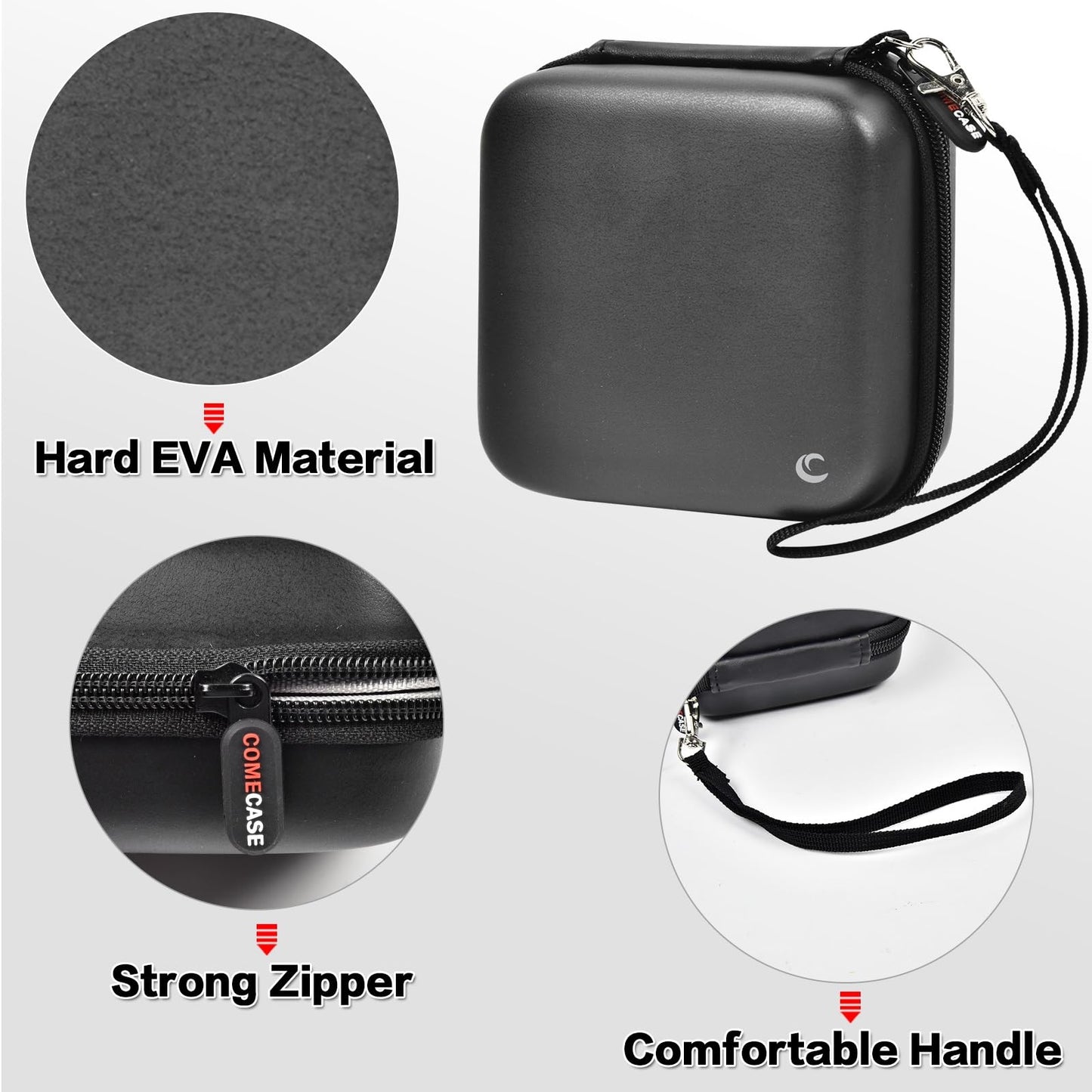 Hard Case Compatible with NETGEAR Nighthawk M7 Pro/ M6/ M6 Pro/ MR6500/ M5/ M1/ MR1100 Mobile Hotspot, Travel WiFi Router Storage Bag with Mesh Pocket