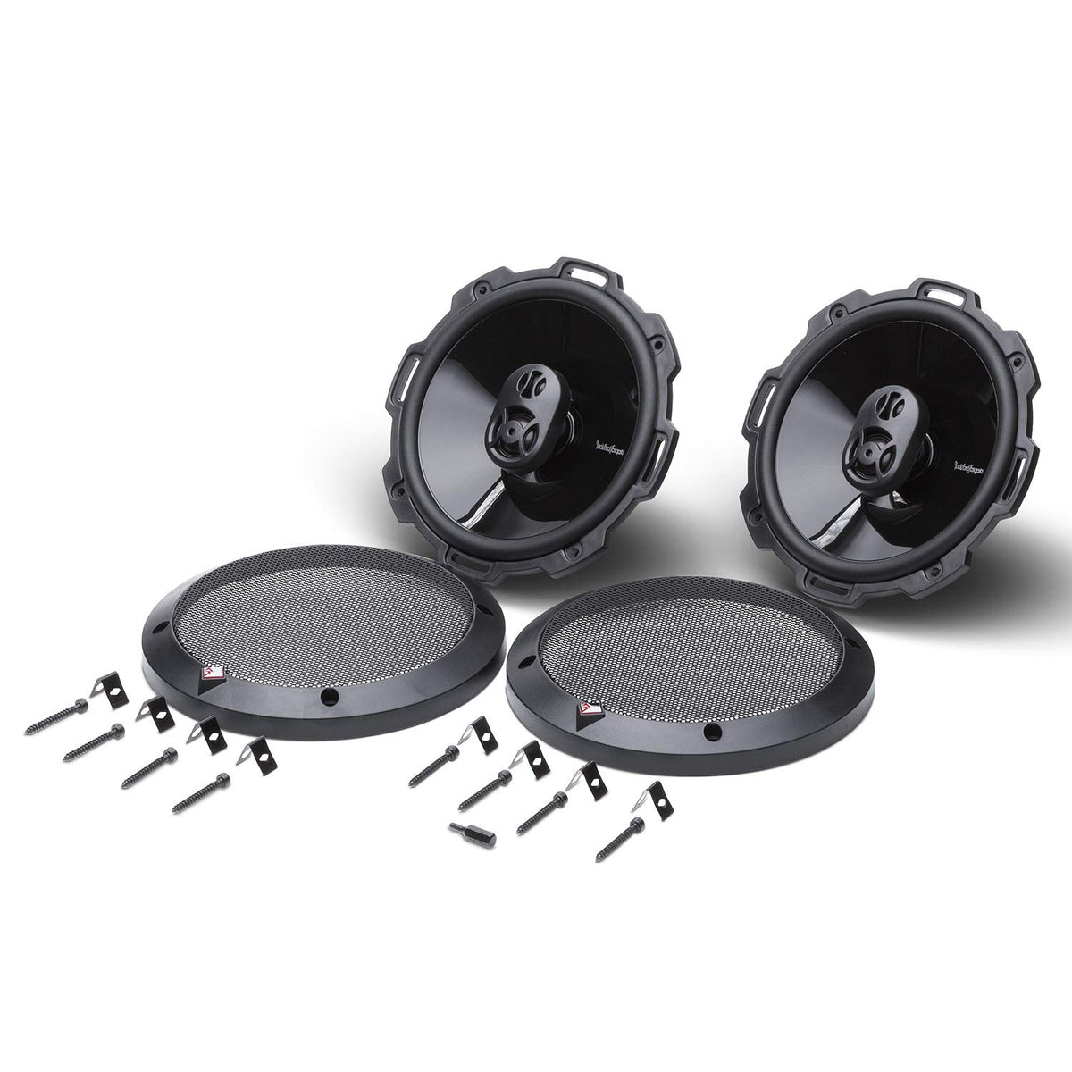 Rockford Fosgate P1675 Punch 6.75" 3-Way Coaxial Full Range Speakers (Pair)