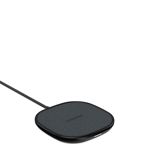 Mophie Wireless 10W Charging Pad - Made for Apple Airpods, Samsung Galaxy S25/S24, iPhone 16/15/14 Pro, Google Pixel 9, and Other Qi-Enabled Devices