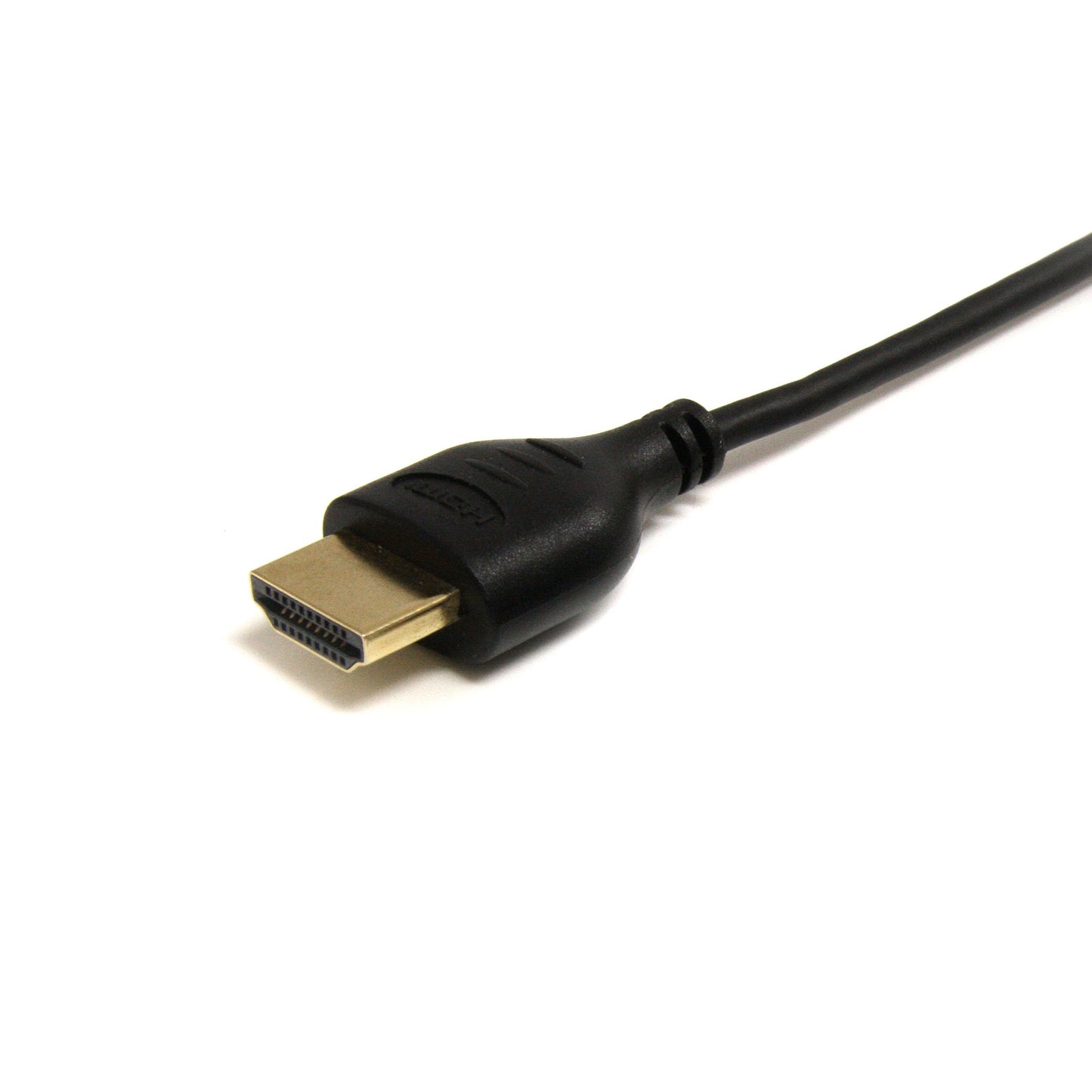 StarTech.com 3 ft Slim High Speed HDMI Cable with Ethernet - HDMI to HDMI Mini M/M (HDMIACMM3S),Black, 1 Count (Pack of 1)