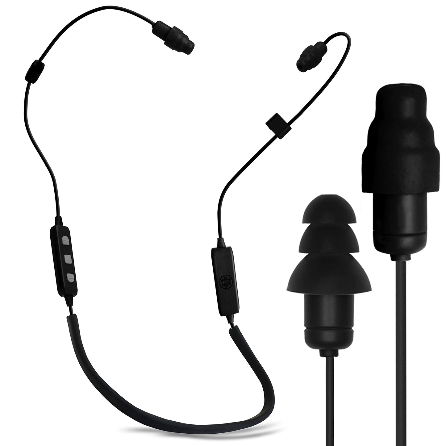 Plugfones Liberate 2.0 Bluetooth Hearing Protection Earplug Headphones
