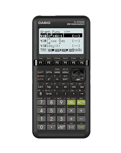 Casio fx-9750GIII Black Graphing Calculator (Renewed)