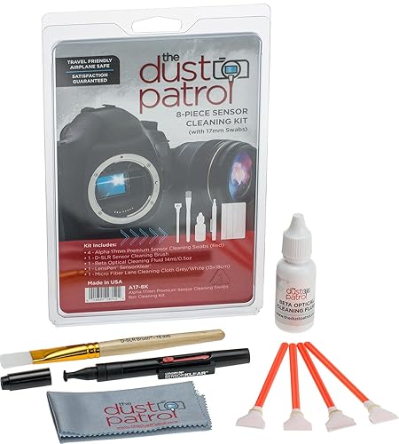 Alpha 17mm Sensor Cleaning Swabs 8pc Cleaning Kit w/Beta