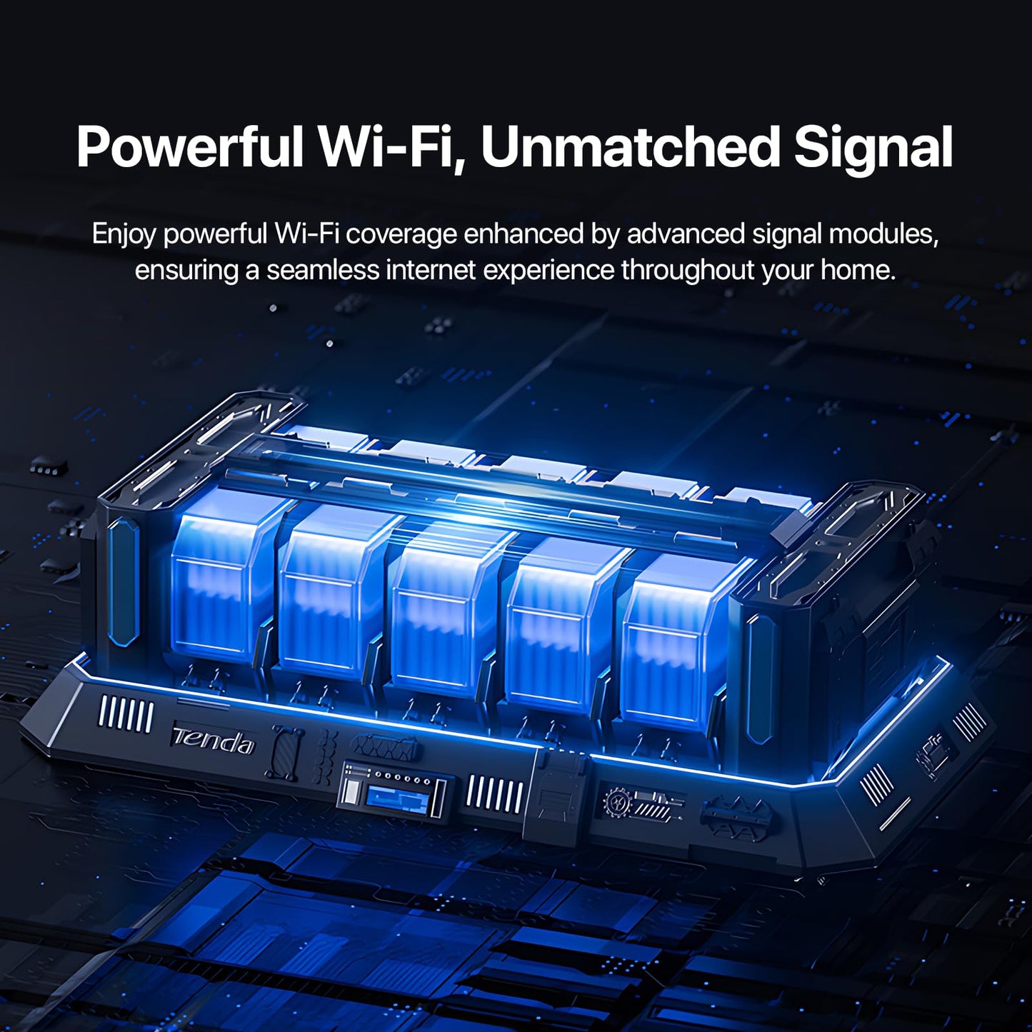 Tenda AC1200 Gigabit WiFi Router - Dual Band High Speed Wireless Internet Router, 3xWAN/LAN Gigabit Ports, 4x6dBi Antennas, MU-MIMO, Beamforming
