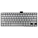 New English Laptop Keyboard (Without Frame) Replacement for Asus Q304 Q304UA Q304UA-BHI5T11, US Layout Silver Color