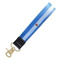 Argentina Flag Keychain,Argentinean Wristlet Strap Lanyard Keychain Holder with Key Ring Cell Phone lanyards Key Chain Holder,Be Used for Car ID