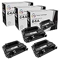 LD Products Compatible Toner Cartridge Replacement for HP 64A CC364A (Black, 3-Pack) for use in Laserjet: P4014dn, P4014n, P4015dn, P4015n, P4015tn