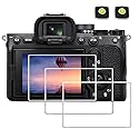 debous Screen Protector for Sony Alpha 7C II A7CII A6700 ZV-E1 7 IV A7 IV A7IV A7M4 A74 Camera, Anti-scratch Hard Tempered Glass Film (3+2 pack)