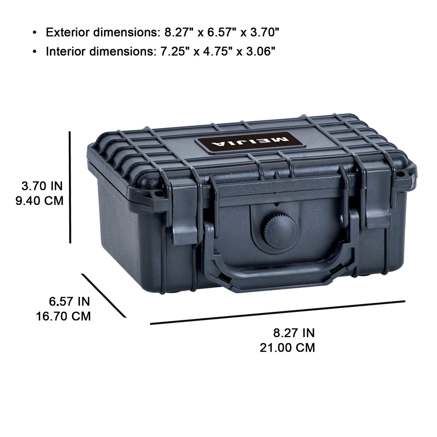 MEIJIA Portable All Weather IP67 Waterproof Protective Case, Hard Case,Camera Case With Customizable Foam,Fit Use of Drones, Cameras,Equipments