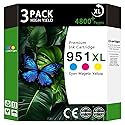 951XL High Yield Ink Cartridges Compatible for Combo Pack HP 950 951 Replacement for Officejet Pro 8100 8600 8610 8615 8620 8625 8630 251DW 276DW