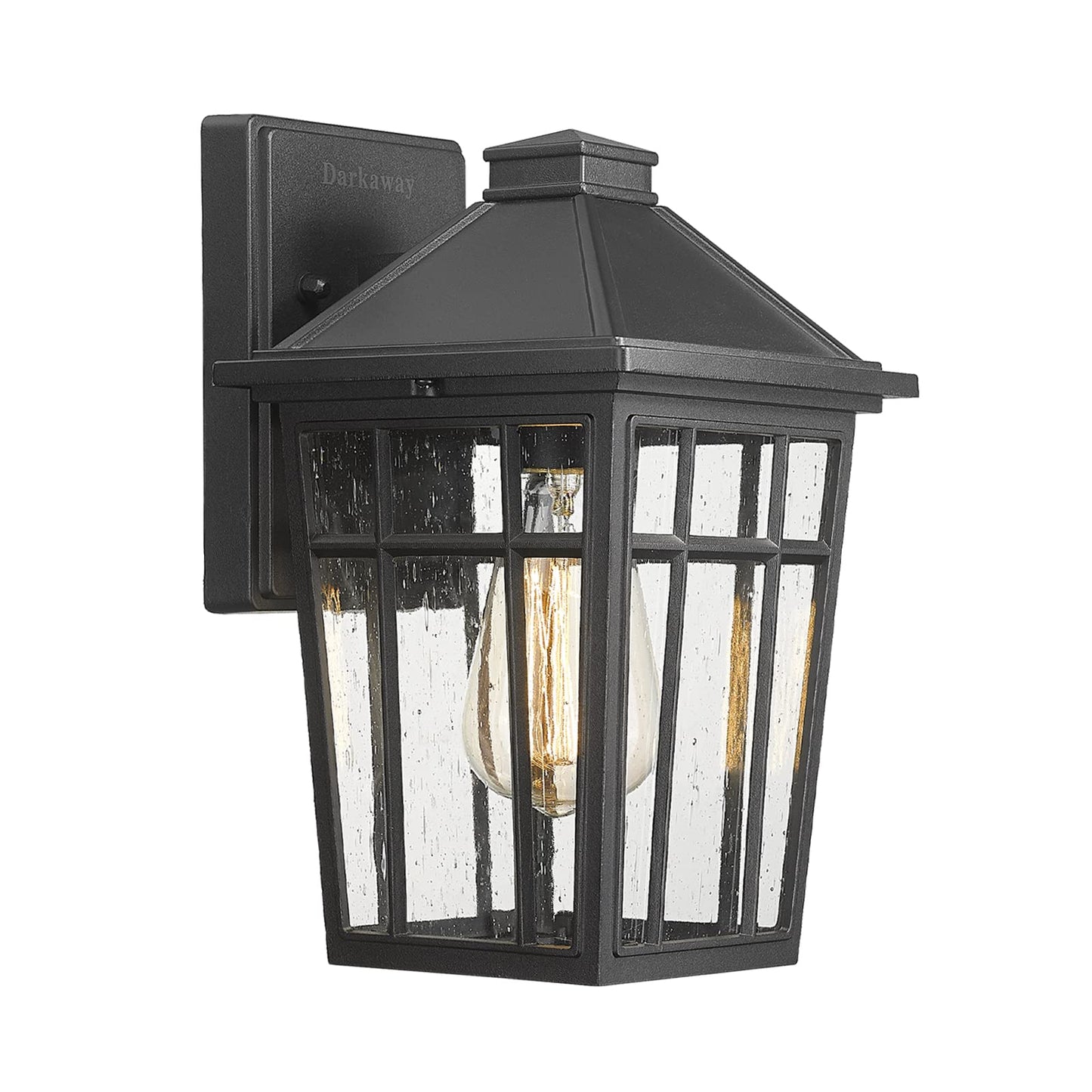 Darkaway Outdoor Sconce Lights Wall Light Fixtures, Front Porch Light Outdoor Wall Anti-Rust Waterproof Aluminum with Glass Exterior Light Fixture