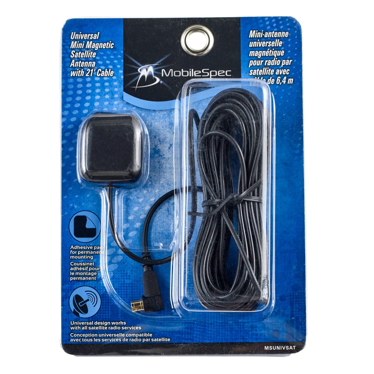 MobileSpec MSUNIVSAT Universal Satellite Radio Antenna