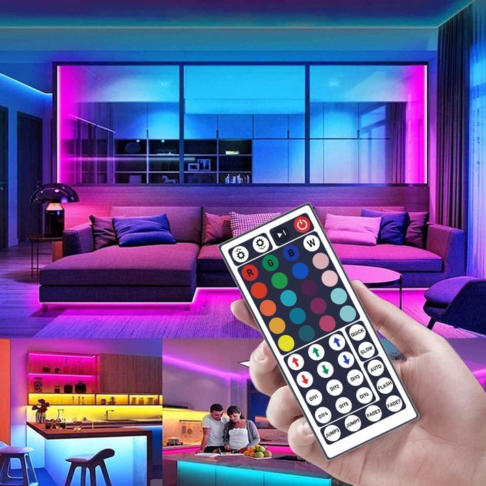 SNKIZN 44 Key Wireless IR Remote Controller, Rectifier Control Box,DC 12V 3A Power Supply Adapter?Replacement Control for SMD 5050 3528 2835 RGB LED