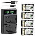Kastar 4-Pack Battery and LTD2 USB Charger Replacement for JVC GR-D850EX GR-D850US GR-D851 GR-D853 GR-D860 GR-D860EK GR-D870 GR-D870EK GR-D870US