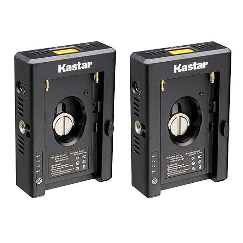 Kastar NP-F Battery Adapter Plate W/LED Indicators, Input Type-C 5V 3A, 8.4V 5A 5.5x2.1mm, Output 12V 2A 5.5x2.5mm, 16.8V 2A Dtap, 5V 3A USB for NP-F