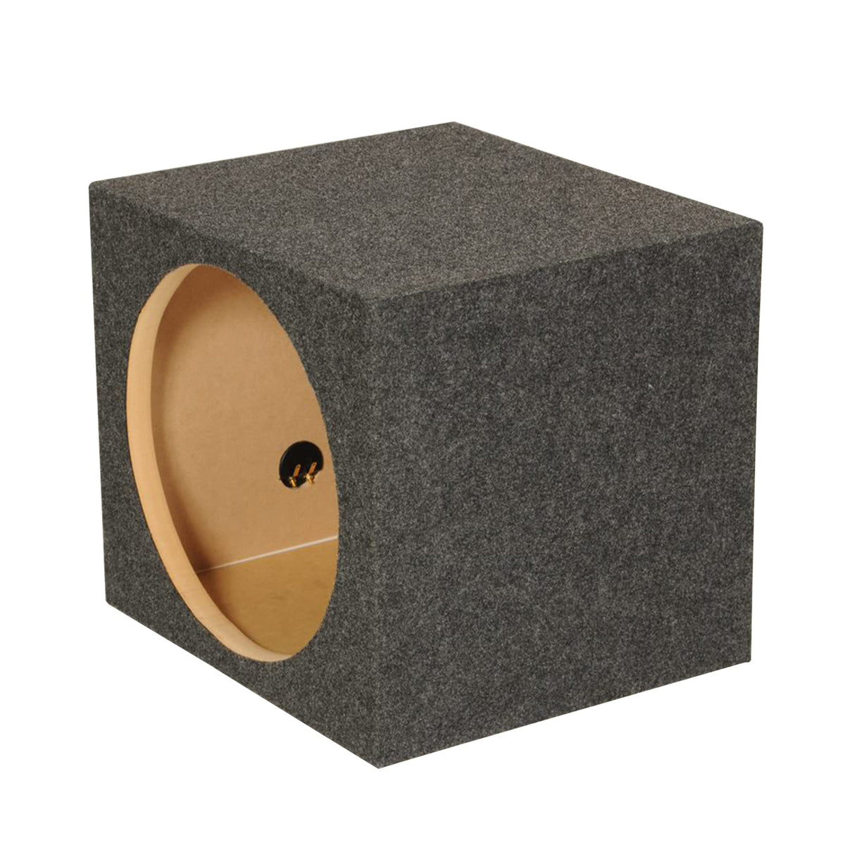 Q Power HD112 12" Single Sealed Heavy-Duty Car Audio Subwoofer Enclosure