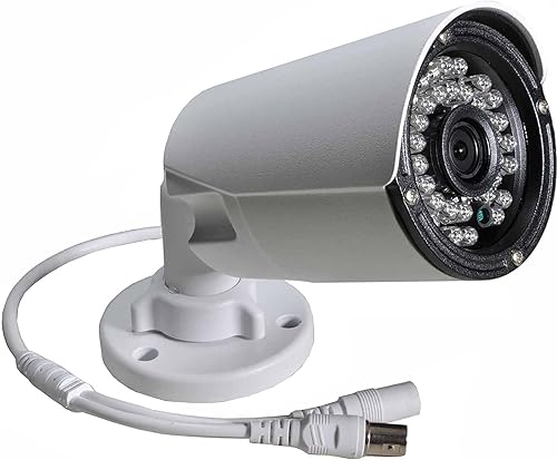 BlueFishCam Analog CCTV Camera Outdoor/Indoor Security SystemLong Angle Lens 8mm CMOS 1000TVL 36 LED Infrared Waterproof with IR-Cut Motion Detective