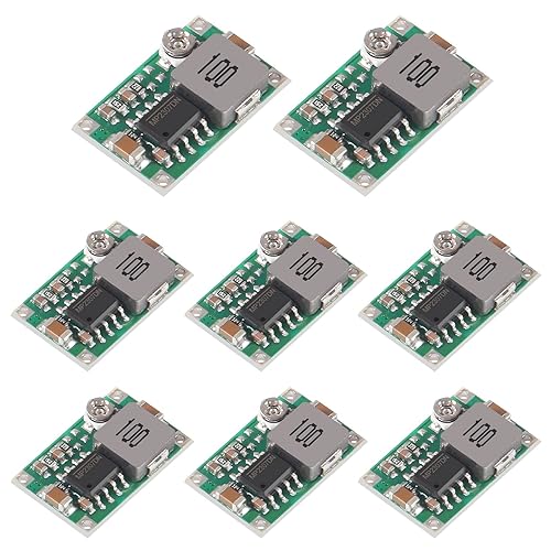 Aobao 8pcs Mini360 Mini 360 Buck Converter DC-DC Adjustable Voltage 4.75V-23V to 1V-17V Step Down Power Converter Mini 360 3A Buck Module