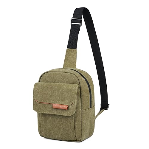 TULLIO Camera Bag Small, Crossbody Camera Bag Purse Waterproof Canvas Shoulder Photo Case Photography Sling Bag for Mirrorless or DSLR SLR