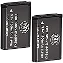 BM 2 NP-BX1 NP-BX1/M8 Batteries for Sony CyberShot ZV-1 II, DSC-RX100, RX100 II, RX100 III, RX100 IV, RX100 V, DSC-RX100 VI, RX100 VII, DSC-RX1R, RX1R