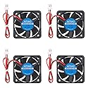 AITIAO 4Pcs 5020 Brushless Cooling Fan Computer Case Fan DC 12V 50mm 50mm 20mm Quiet Muffin Fan Oil Bearing High Speed Cooling Fan for 3D Printer CPU
