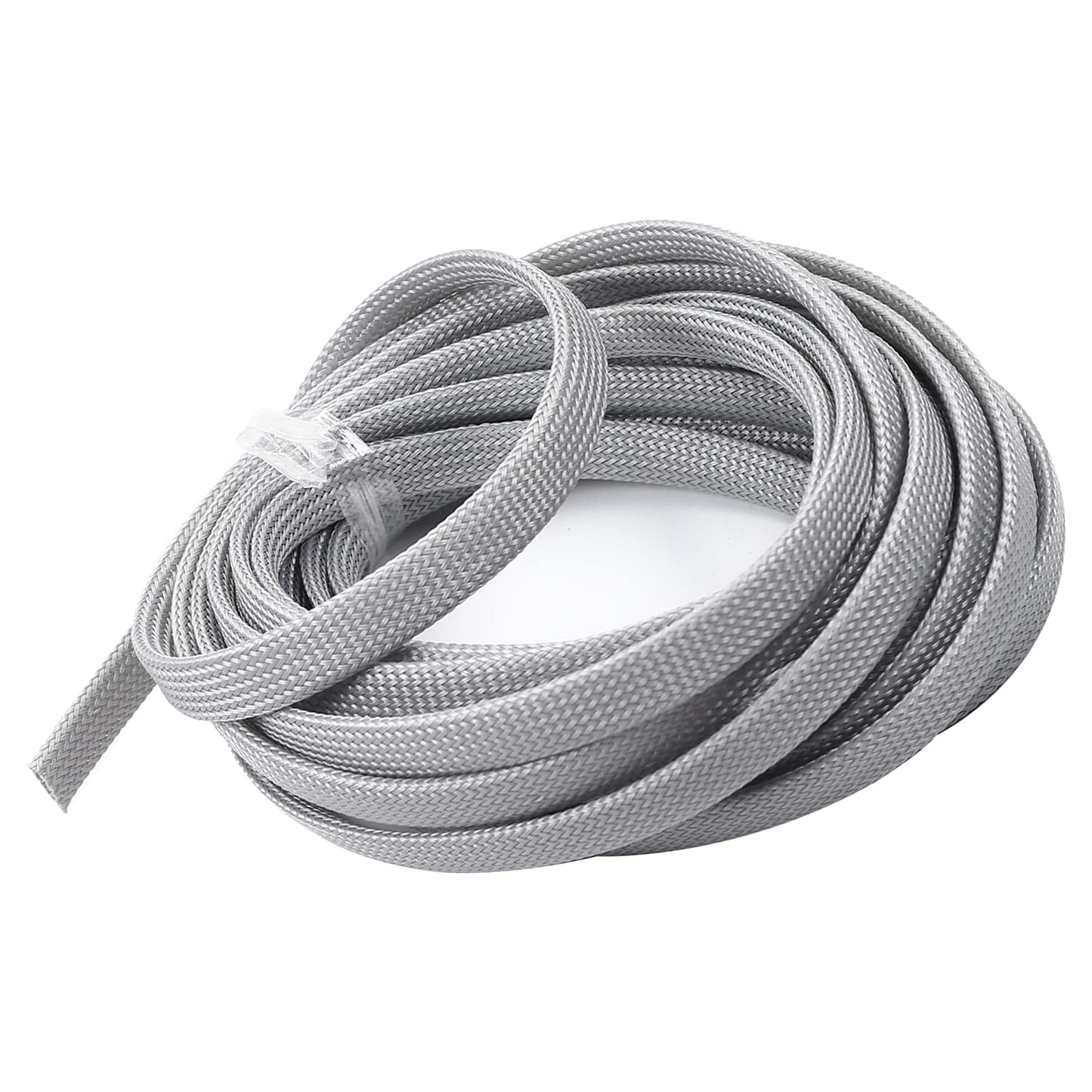 Othmro 16.4ft/5Meter PET Expandable Braided Cable Sleeve, 3/8 Inch Flexible Wire Loom Cord Protector, Cable Management Sleeve Cord Cover for Audio