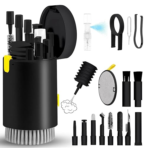 20 in 1 Multifunctional Cleaner Kit fit for Electronic Devices, Keyboard Cleaning Kit, Versatile Computer Screen Cleaning Brush Tool
