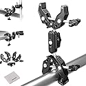 NEEWER Double Super Clamp with Magic Arm, Cleaning Cloth, Umbrella Camera Pole Clamp Mount for Desk Photo Studio Light Stand, Reflector, Scrim, Cross