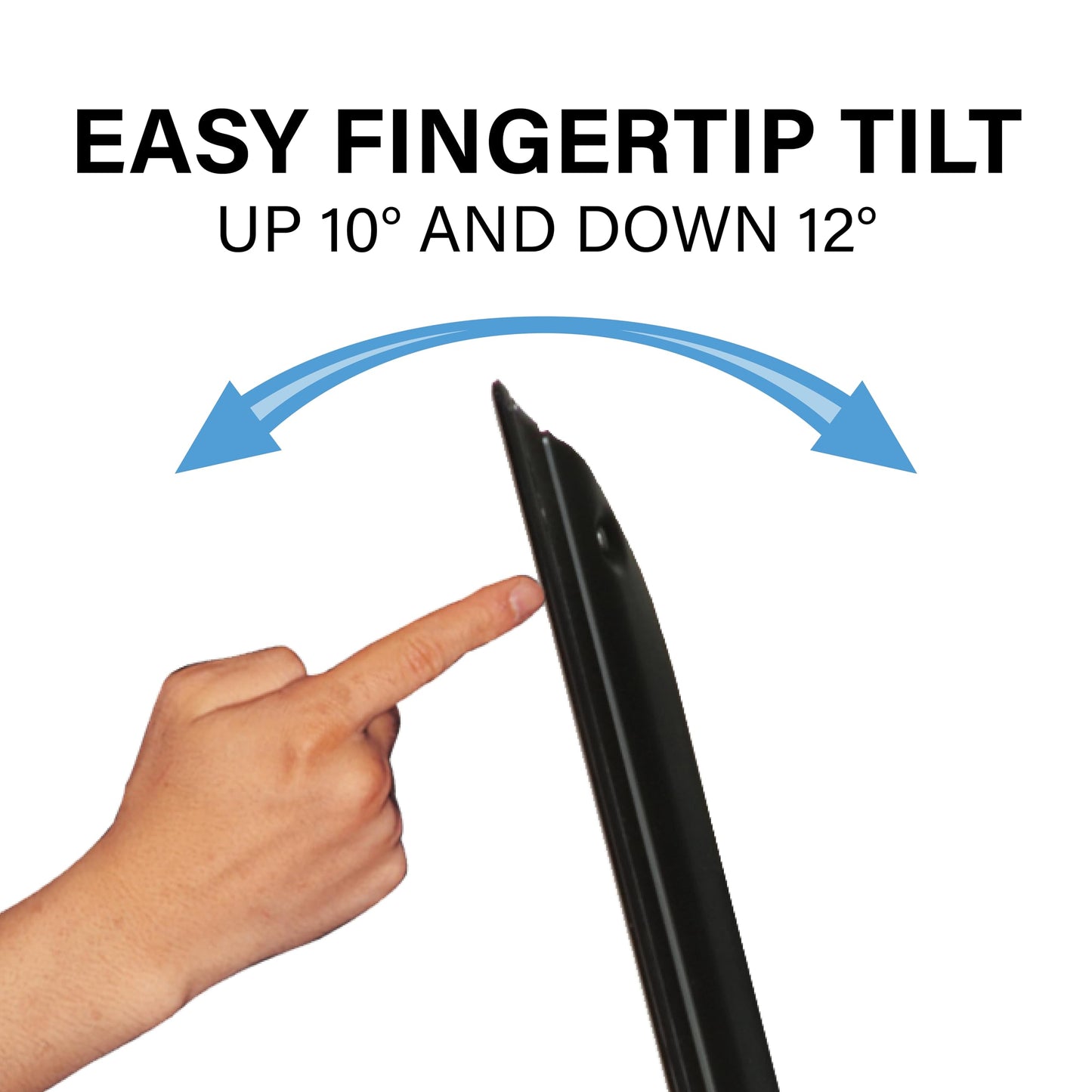 SANUS Extendable Tilting TV Wall Mount for 32”-90” TVs up to 110 lbs - 5.2” Extension for Easy Cable Access and Added Tilt, Tool-Free Tilt to Reduce