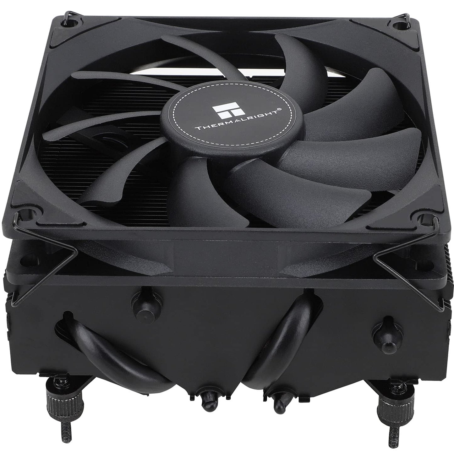 Thermalright AXP90-X53 Black Low Profile CPU Air Cooler, 53mm Height, with TL-9015B Slim PWM CPU Fan, ITX Heatsink Cooler, for AMD:AM4 AM5/Intel