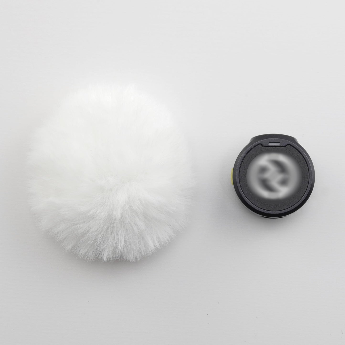 LEFXMOPHY Furry Windscreen for Hollyland Lark M2 Transmitter, White Microphone Furry Wind Screen