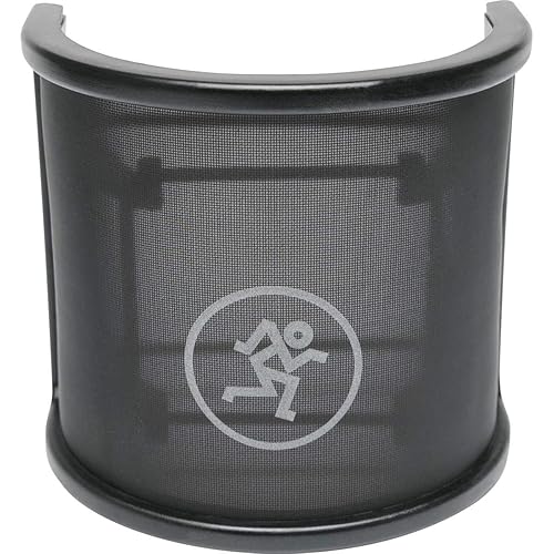 Mackie EM-Series, Pop Screen for EM Series Microphones, Black, (PF-100)