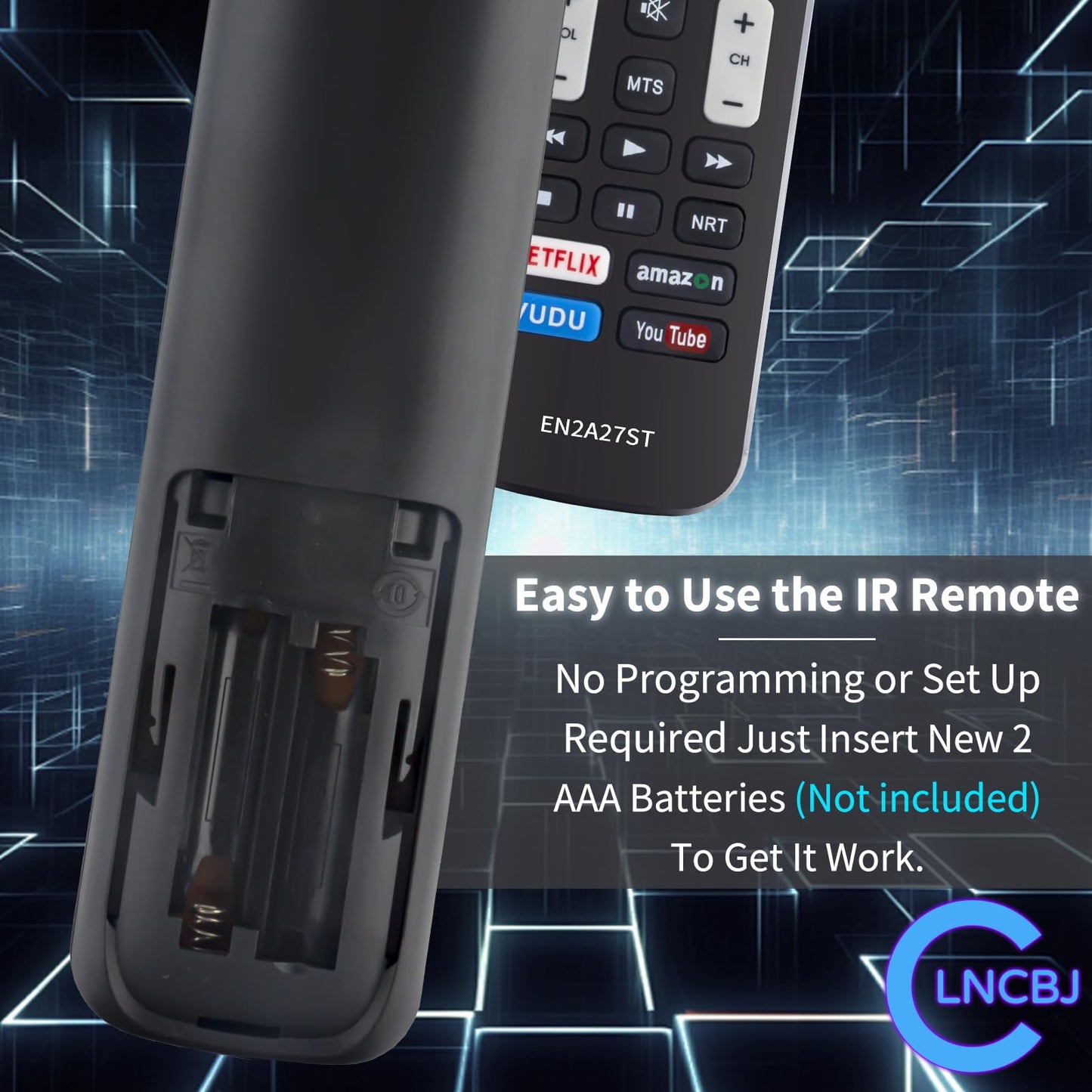 EN2A27ST Replace Remote Compatible with Sharp TV LC-32P5000U LC-32Q5000U LC-40N50 LC-40N5000