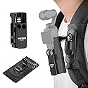 NEEWER Basics 4 in 1 Accessories Kit Compatible with DJI Osmo Pocket 3, Backpack Strap Mount Kit with Bracket Cage Extension Adapter, Clip, J Buckle
