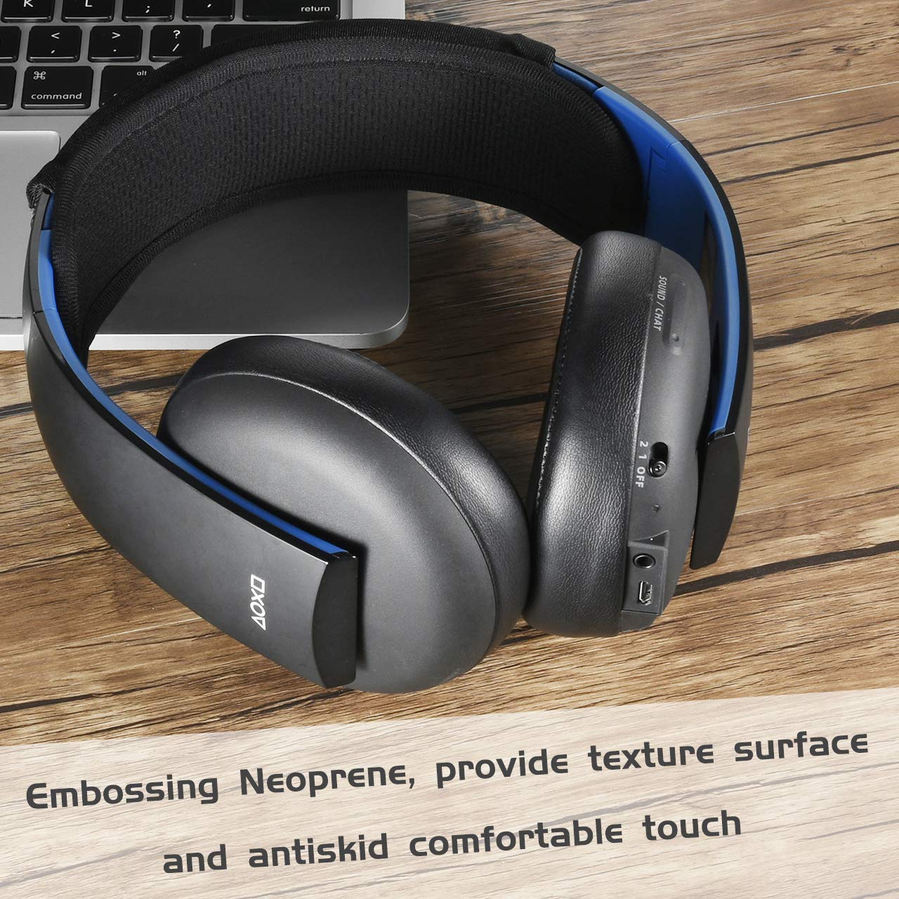 Large Sized Replacement Headband Cushion Pad Cover Head Band Protector with Zipper, Headband Cover Cushion Protector Pad for Headphones (Max