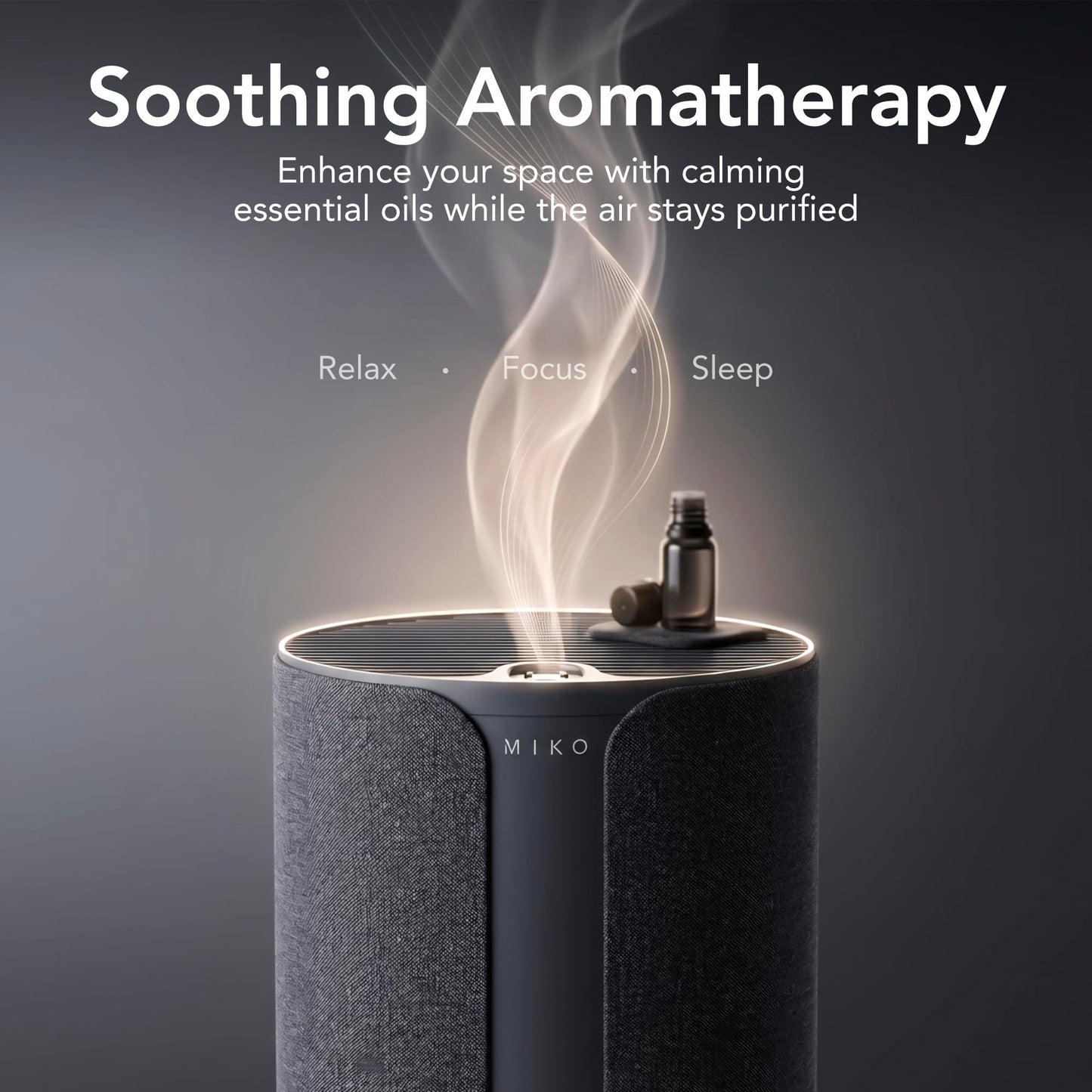 MIKO Ibuki 2.0 Smart H13 HEPA Air Purifier for Home