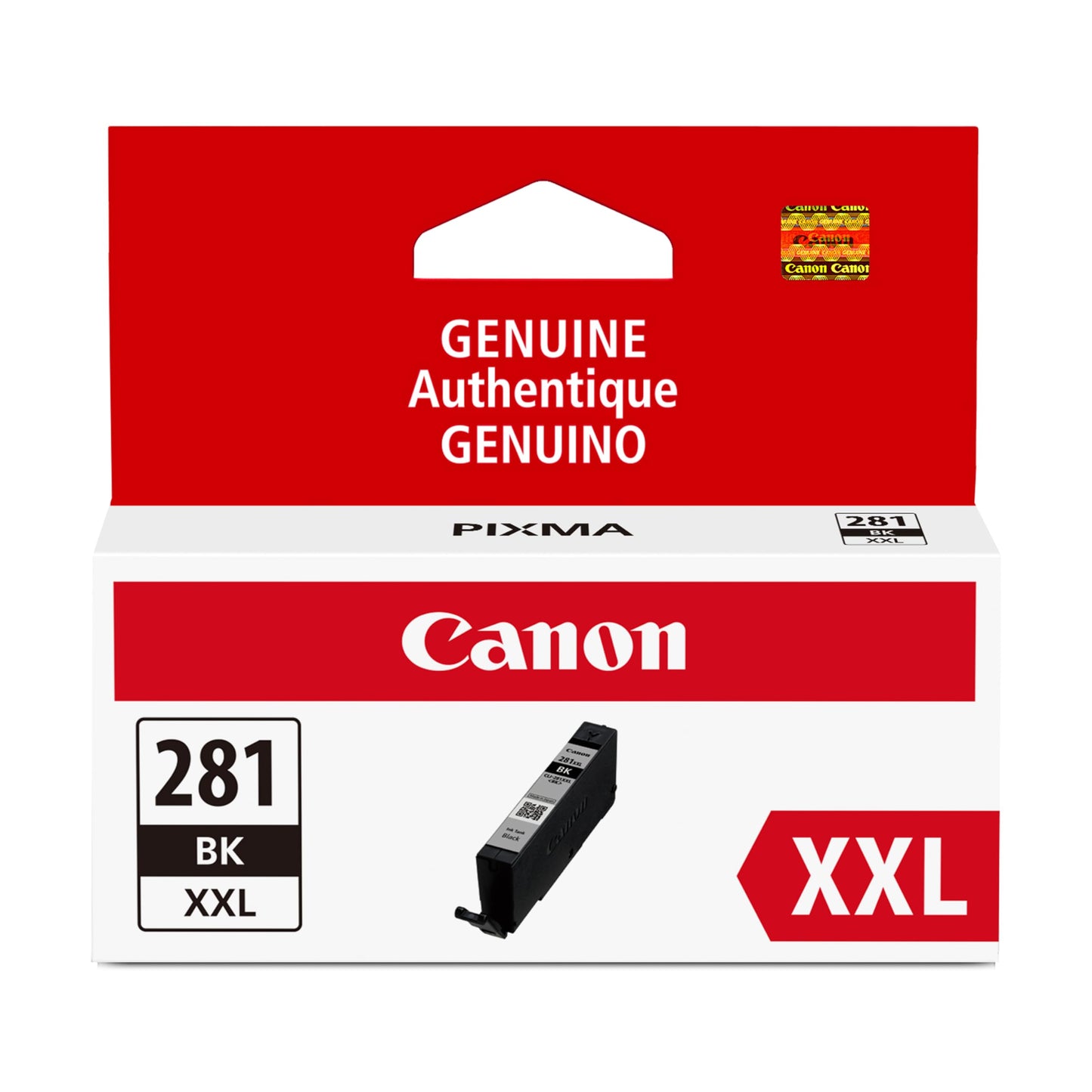 Canon CLI-281 XXL Genuine Black Ink Tank, Compatible with TR8520, TS9120,TS8120, TS6120, TS9521C/a, TS9520/a, TS8220, TS6220, TS8320, TS6320,
