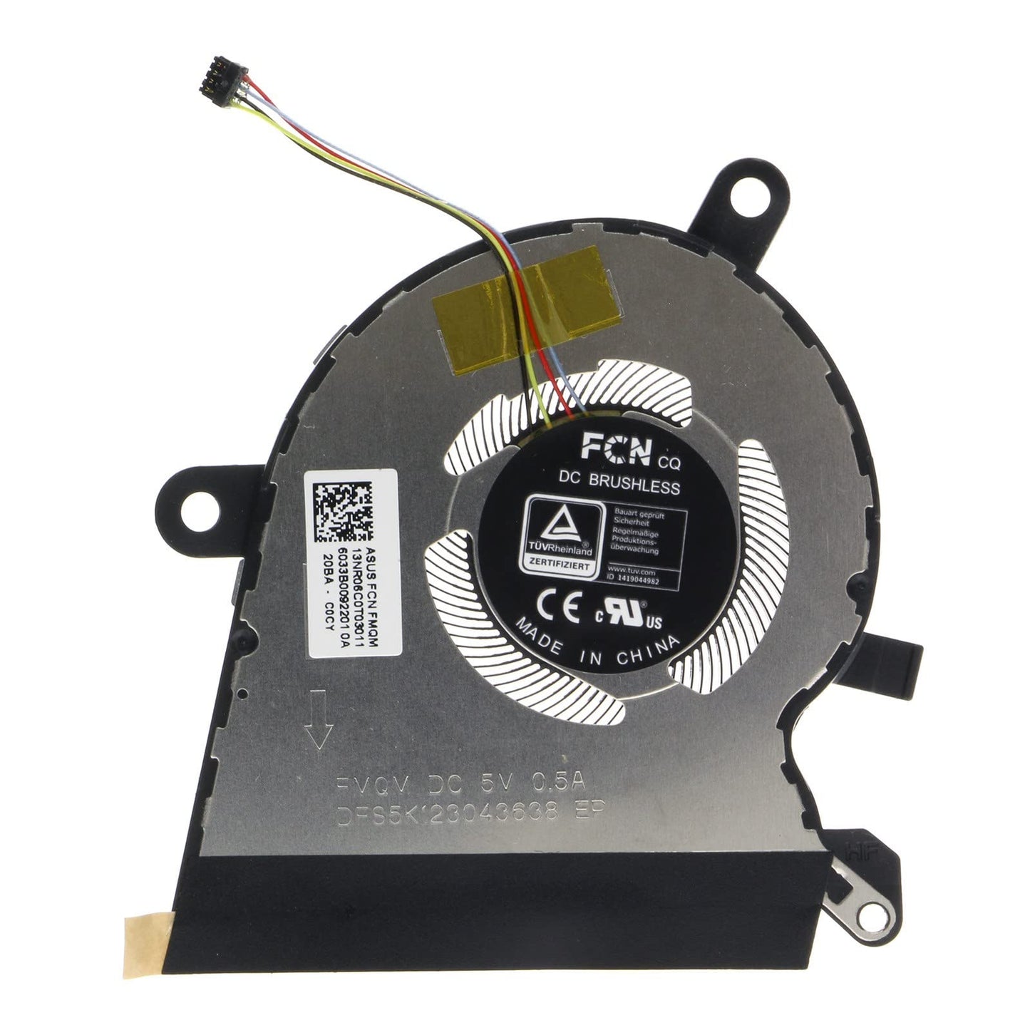 CPU & GPU Cooling Fan for ASUS ROG Flow X13 GV301QC GV301QE GV301QH FMQM 13NR06C0T03011 FMQN 13NR06C0T04011