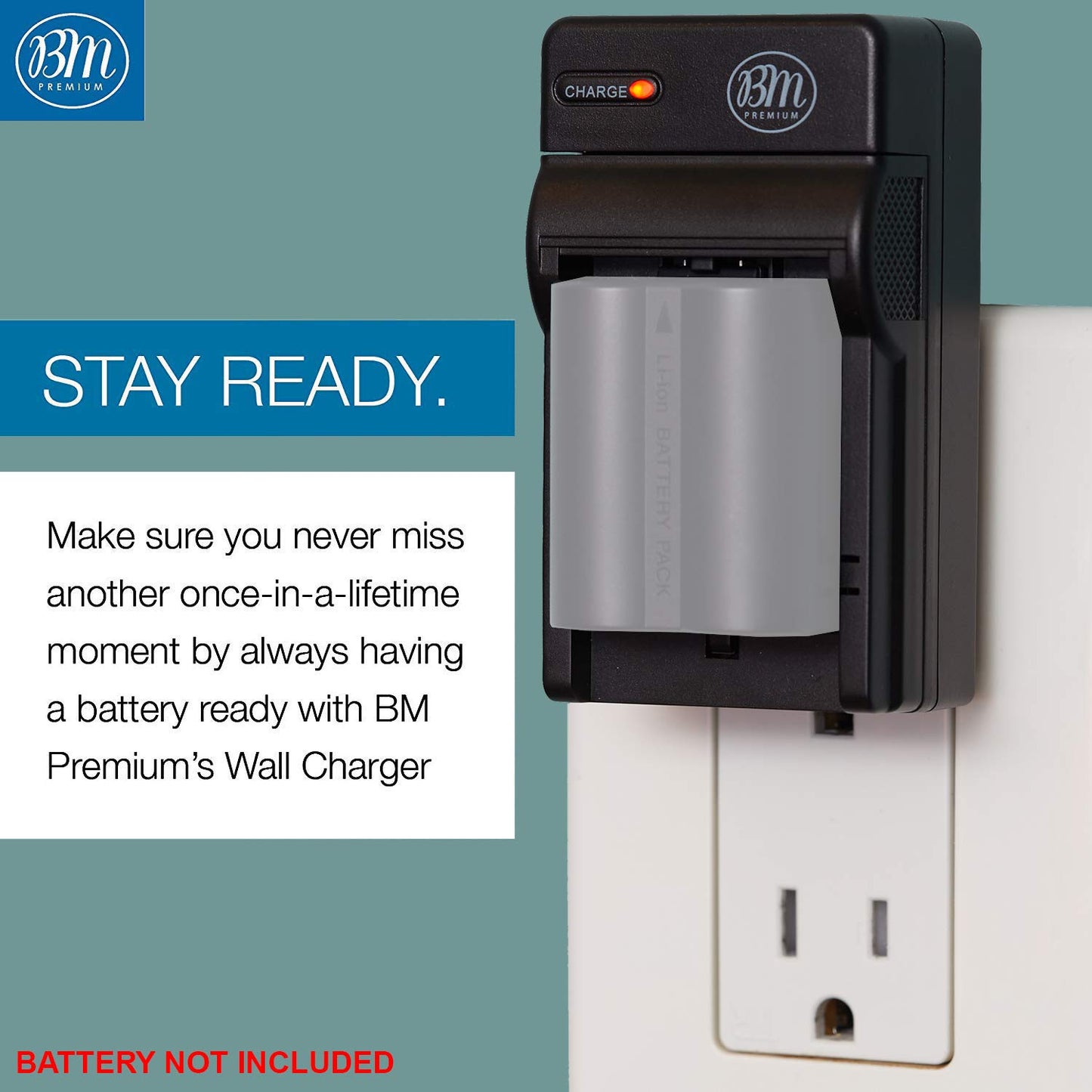 BM Premium CGA-S006, CGA-S006E Battery Charger for Panasonic Lumix DMC-FZ7, DMC-FZ8, DMC-FZ18, DMC-FZ28, DMC-FZ30, DMC-FZ35, DMC-FZ38, DMC-FZ50