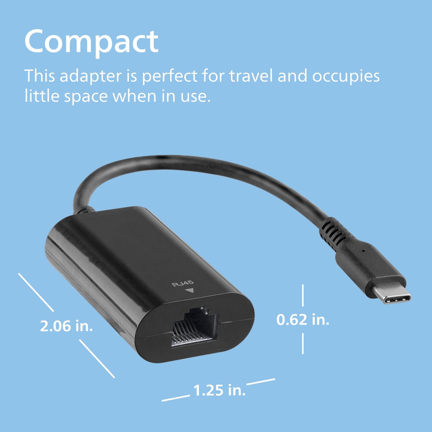 PHILIPS USB C to Ethernet Adapter, Transfer Data 1 Gbps