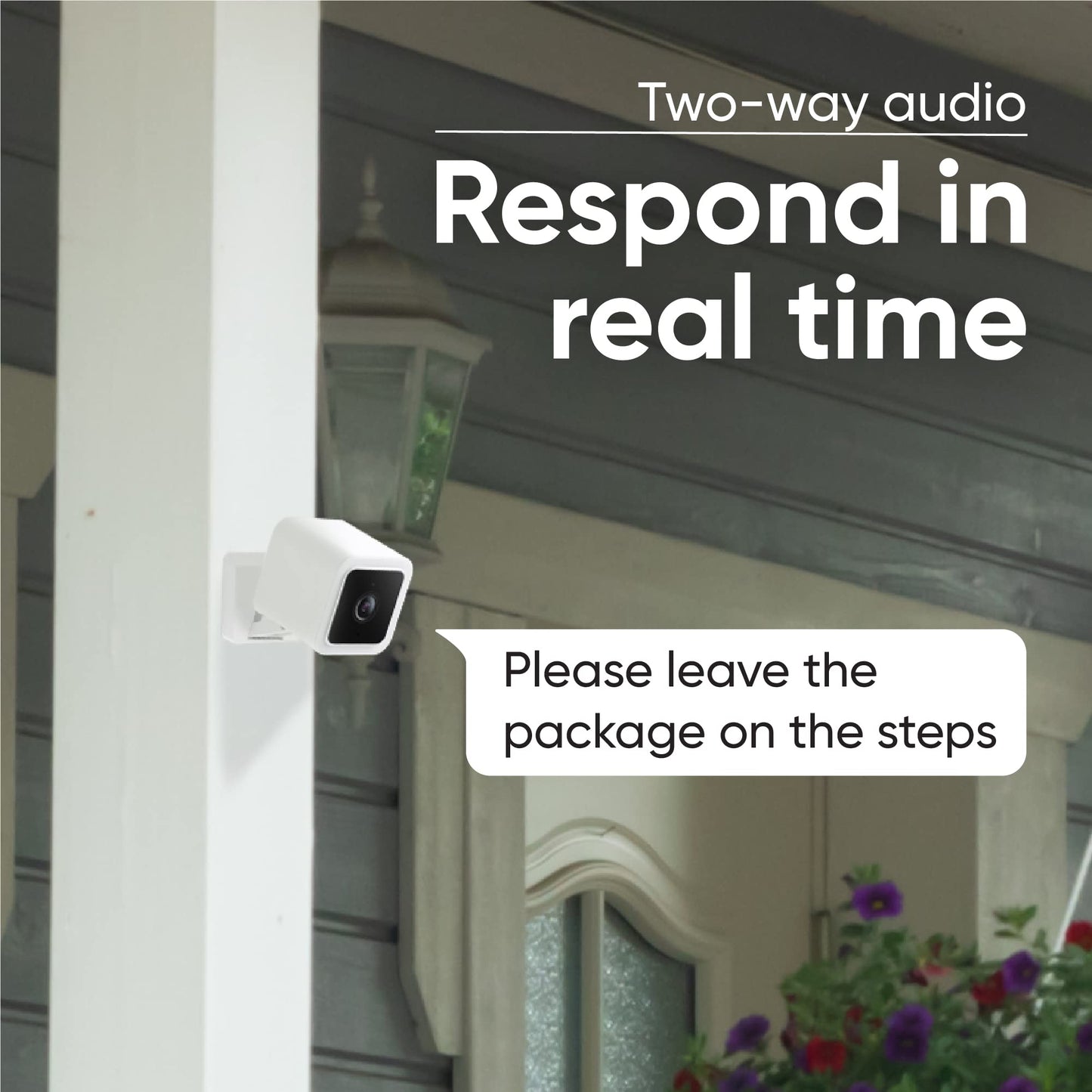 Wyze Cam v3 1080p HD Indoor/Outdoor Security Camera with Color Night Vision, 2-Way Audio, Compatible with Alexa & The Google Assistant and IFTTT