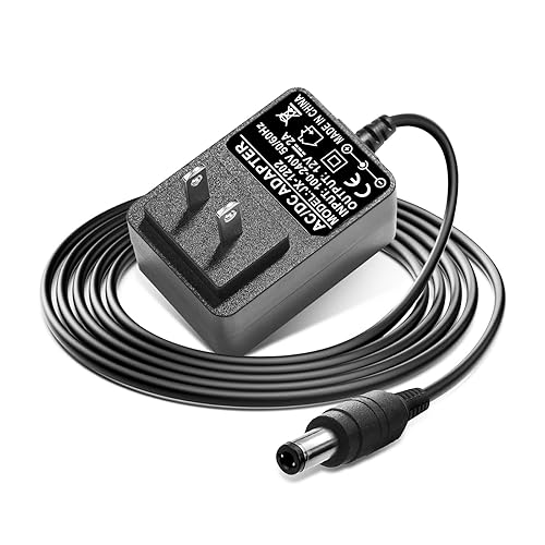 12V DC Adapter Power Cord fit for Theragun Liv, ONN 16” 20" 30" 37" ONN Sound Bar Speaker, ONB18SB001, Onn 22" 100002487 24" ONA18HO015 100002480…