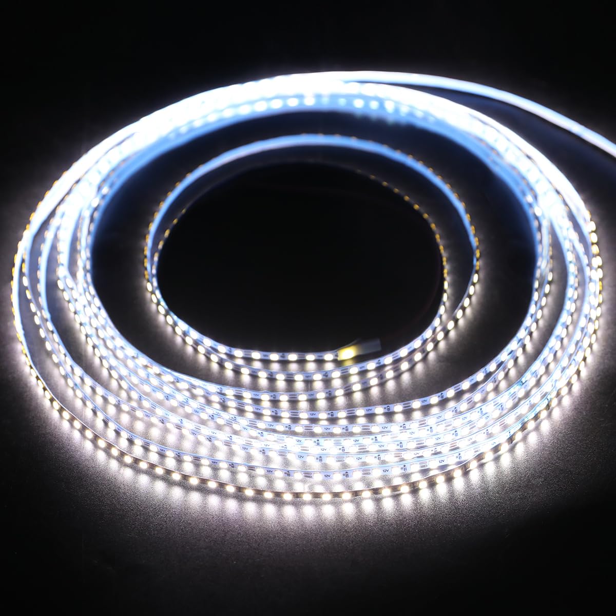 SuperlightingLED Ultra Narrow 3mm LED Strip Lights 6000K Daylight White, DC12V Flexible Cuttable Mini LED Roll 16.4Ft, High Density 2025SMDs 840 LEDs