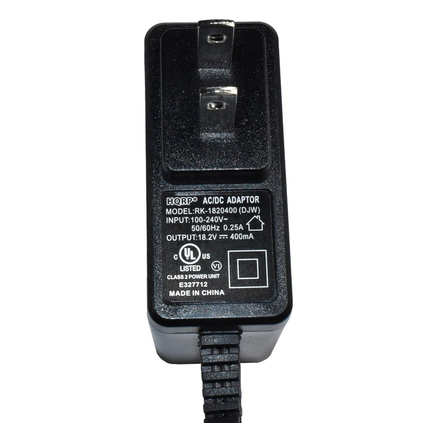 HQRP Charger Replacement for Dirt Devil Versa Cordless 3-in-1 Stick Vacuum Part Number 440013094 BD22025 AC Adapter Power Supply Cord Charging Cable